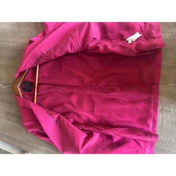 J.Crew Parke Blazer in Italian Stretch Wool Berry Pink Women’s size 10Tall - Picture 8 of 15